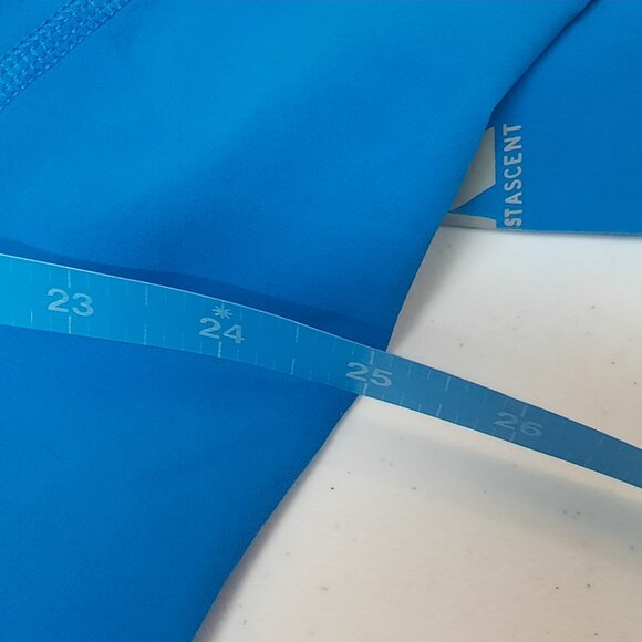 Eddie Bauer First Ascent Men’s Large Blue Technical Softshell Hooded Jacket - Picture 10 of 11